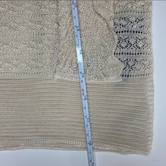 Zara Knit Long Sleeve Top Womens Small Crewneck Knit Ladies - Picture 7 of 12